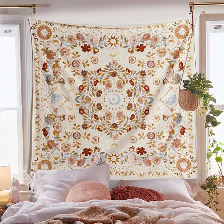 Botanical Heavenly Tapestry Wall Art for Home Decor-Orizon Depot