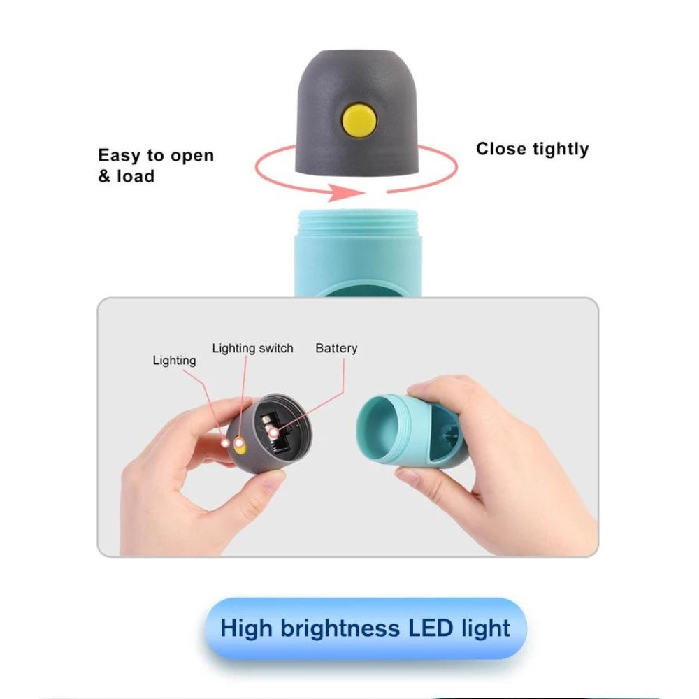 LED Light Dog Poop Bag Dispenser for Easy Cleanup-Orizon Depot
