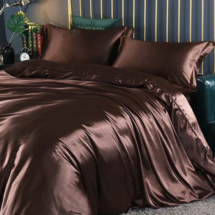 Elegant Satin Silk Bedding Set - Luxurious Comfort for Every Night-Orizon Depot