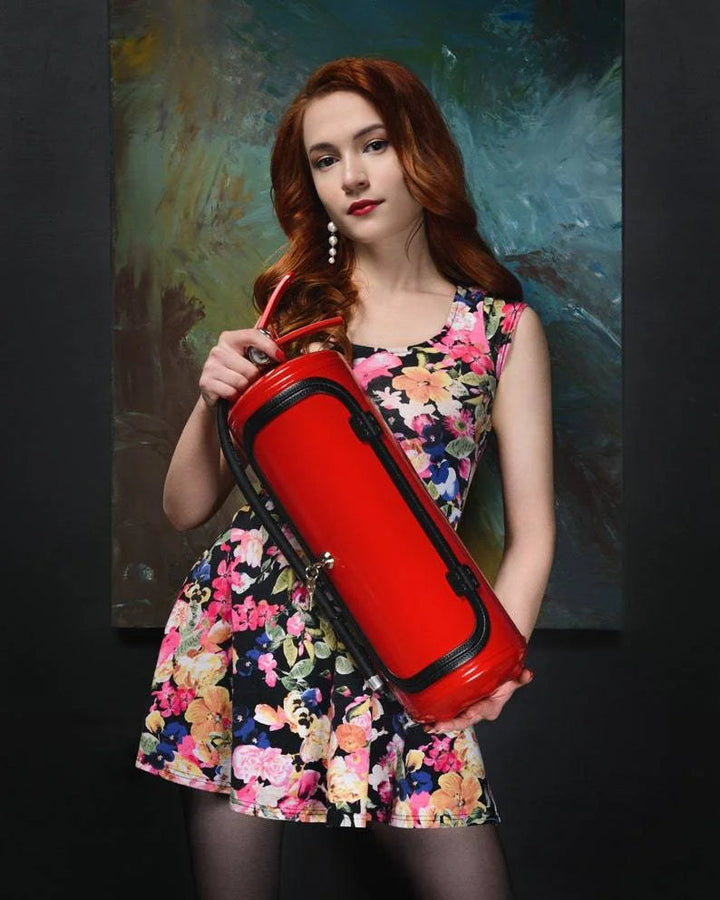 Discreet Fire Extinguisher with Hidden Drink Compartment