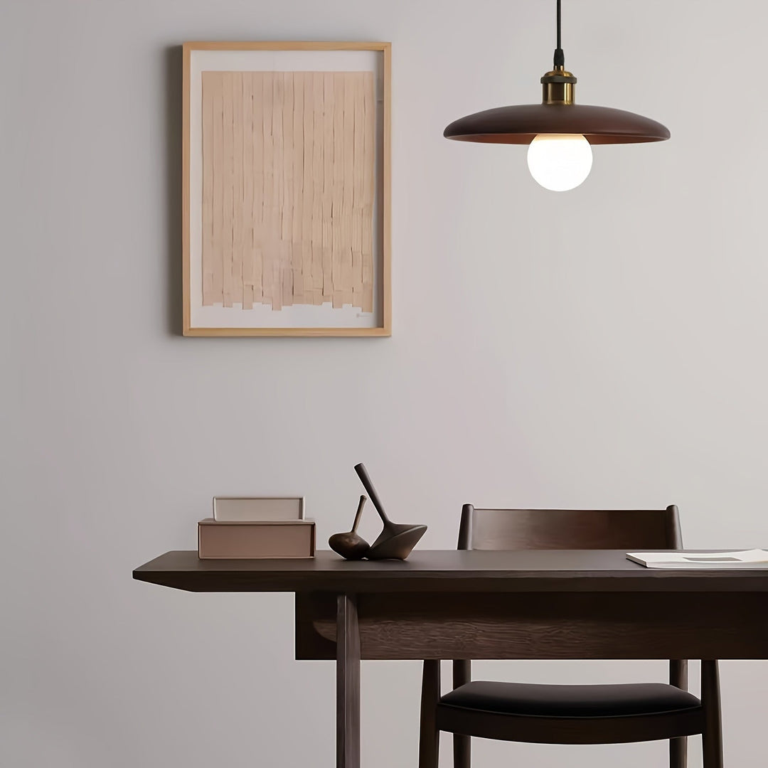 Scandinavian Solid Wood Pendant Light | Modern Ceiling Fixture