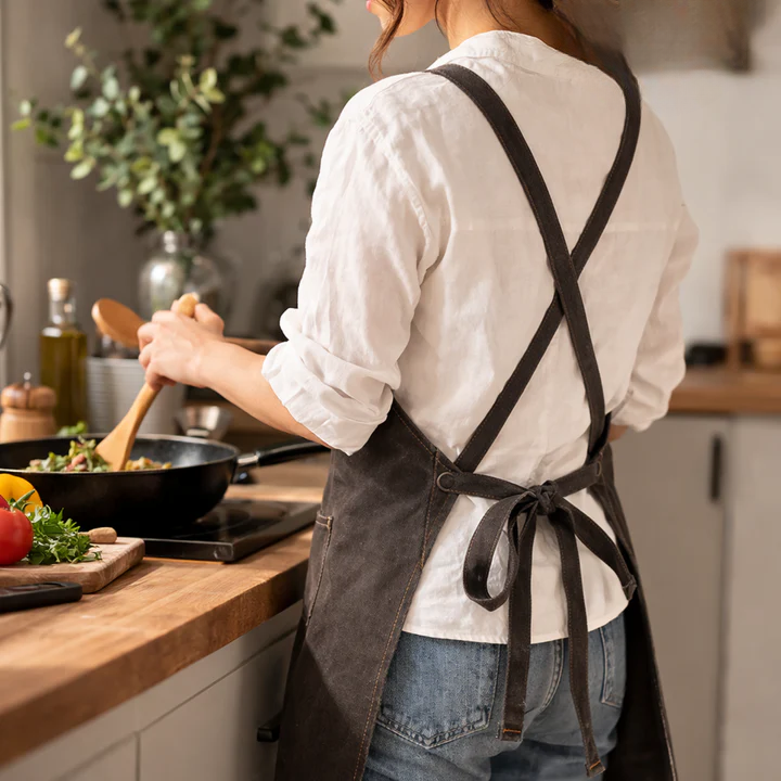 Craft Apron with Crossback Straps and Tool Pockets