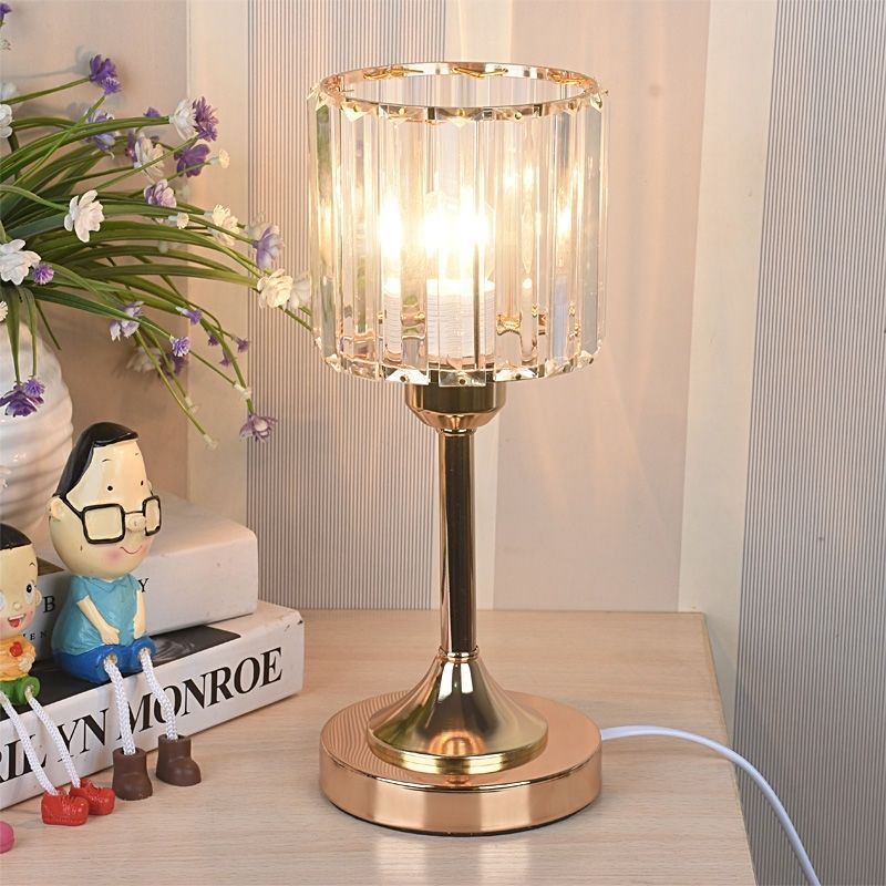 Nordic Crystal Table Lamp - Elegant Crystal Lighting Fixture-Orizon Depot