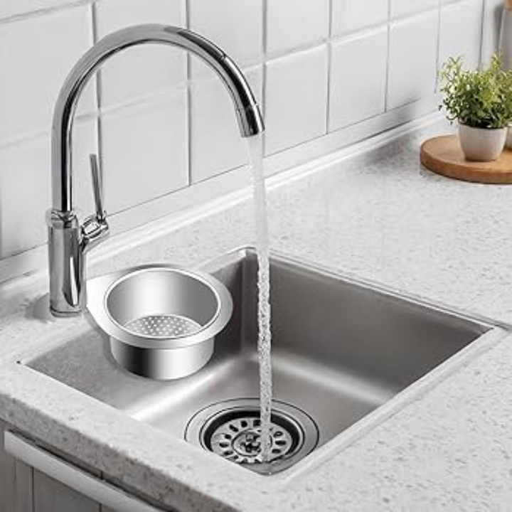 Swan-Shaped Stainless Steel Sink Basket Strainer and Drain Filter