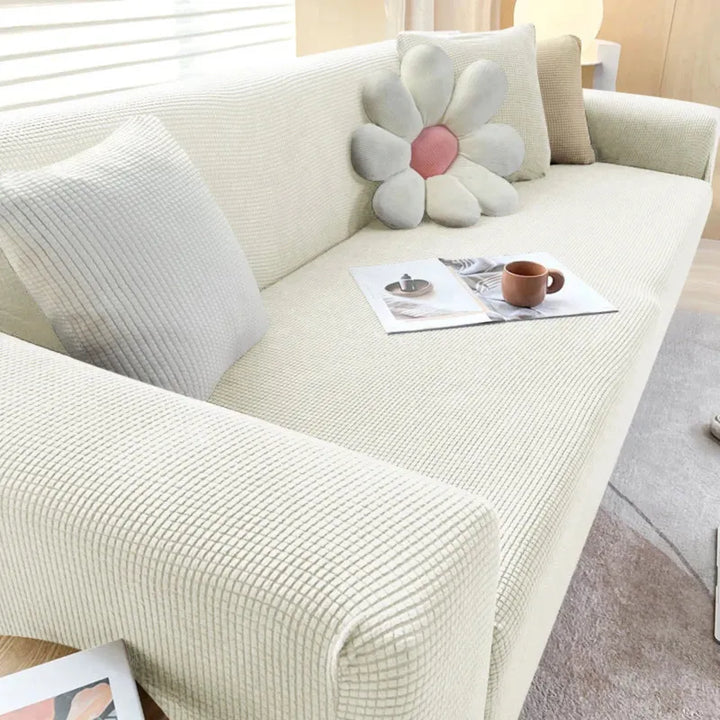 Jacquard Fabric Sofa Cover - Stylish and Durable Protection-Orizon Depot