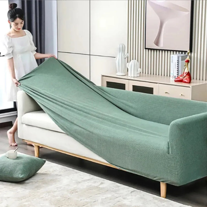 Jacquard Fabric Sofa Cover - Stylish and Durable Protection-Orizon Depot