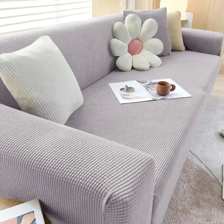 Jacquard Fabric Sofa Cover - Stylish and Durable Protection-Orizon Depot