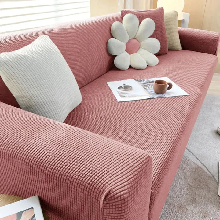 Jacquard Fabric Sofa Cover - Stylish and Durable Protection-Orizon Depot
