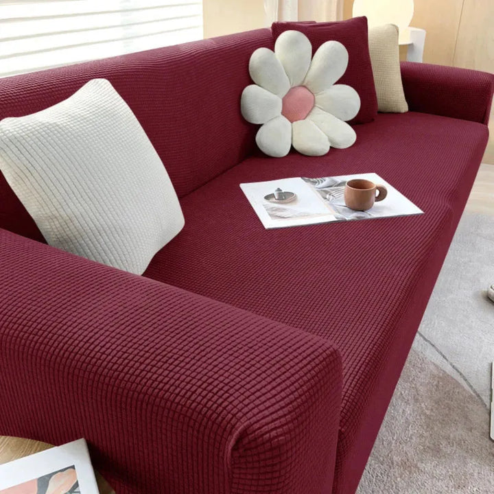 Jacquard Fabric Sofa Cover - Stylish and Durable Protection-Orizon Depot