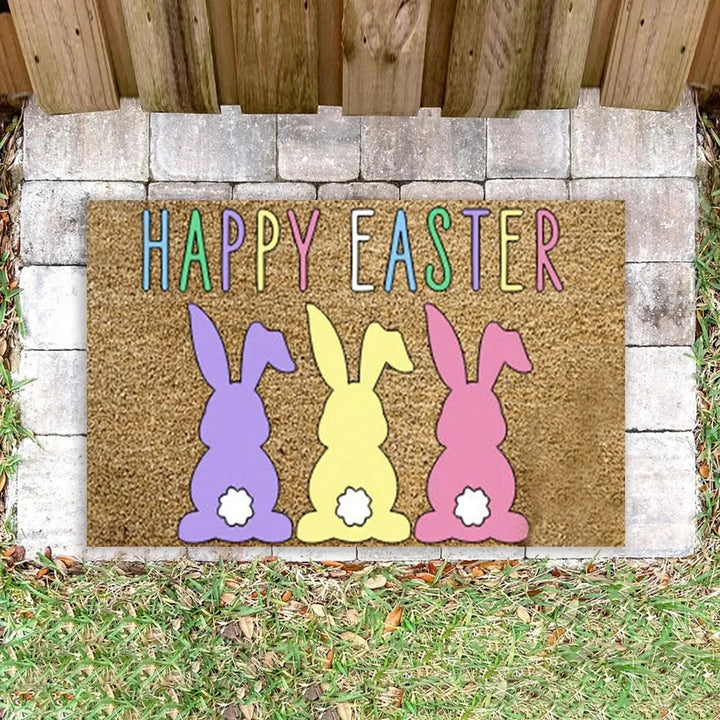 Cartoon Bunny Rabbit Non-Slip Doormat for Home Entryway Decor-Orizon Depot