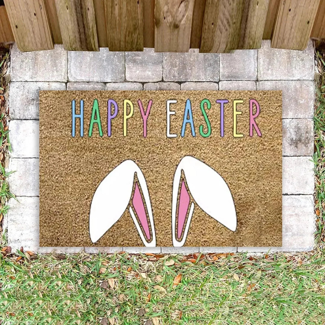 Cartoon Bunny Rabbit Non-Slip Doormat for Home Entryway Decor-Orizon Depot