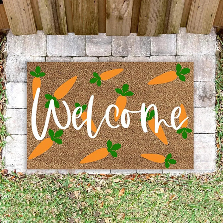 Cartoon Bunny Rabbit Non-Slip Doormat for Home Entryway Decor-Orizon Depot