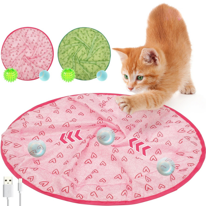 Interactive Cat Hunting Toy with Smart Ball for Engaging Play