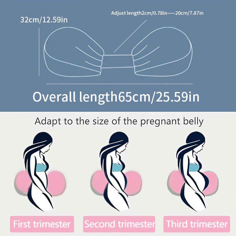 Adjustable Pregnancy Pillow for Ergonomic Maternity Support