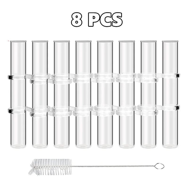 Flexible Flower Vases with Hinges | Modern Glass Tube Design-Orizon Depot
