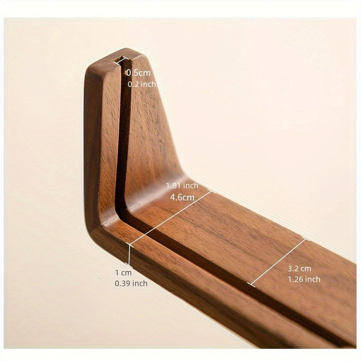 U-Shaped Acrylic and Wood Photo Frame | Modern Minimalist Design