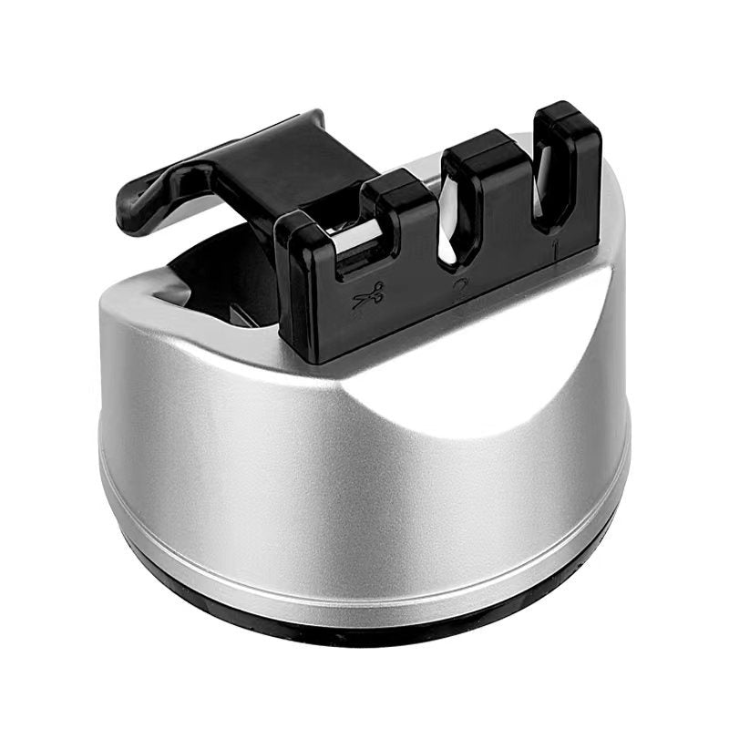 Two-Stage Knife Sharpener with Suction Base for Razor Edge