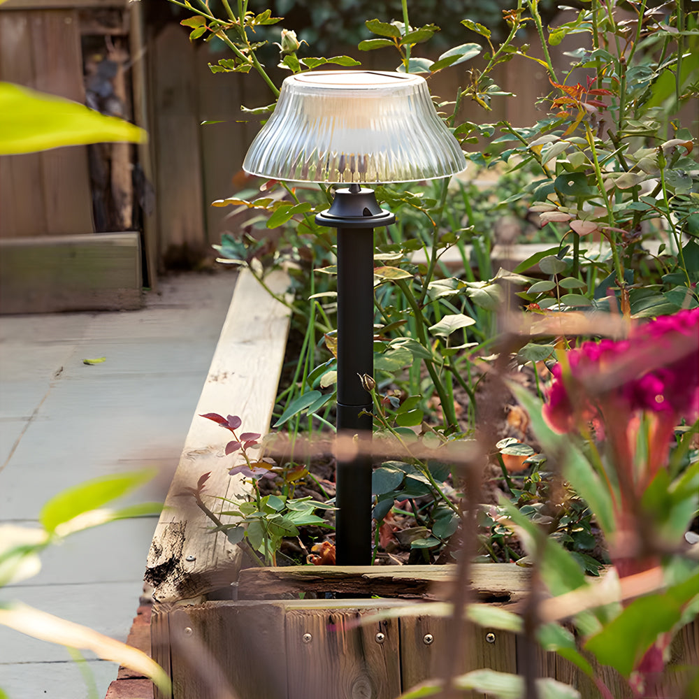 Solar-Powered Waterproof Vintage-Style Lawn Stake Pathway Light
