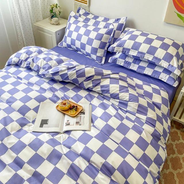 Checked Bedding Set for Cozy Bedroom Decor-Orizon Depot