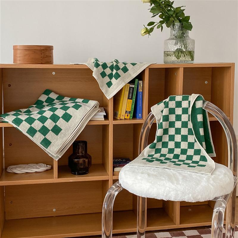Checkerboard Plus Towel Collection - Stylish and Absorbent Towels-Orizon Depot