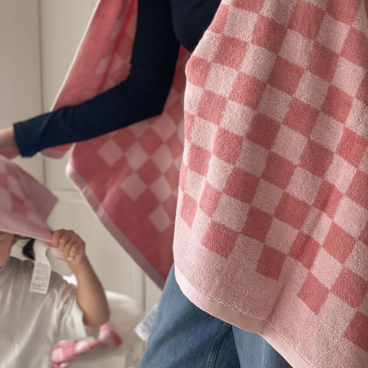 Checkerboard Plus Towel Collection - Stylish and Absorbent Towels-Orizon Depot