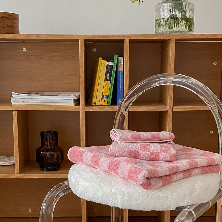 Checkerboard Plus Towel Collection - Stylish and Absorbent Towels-Orizon Depot