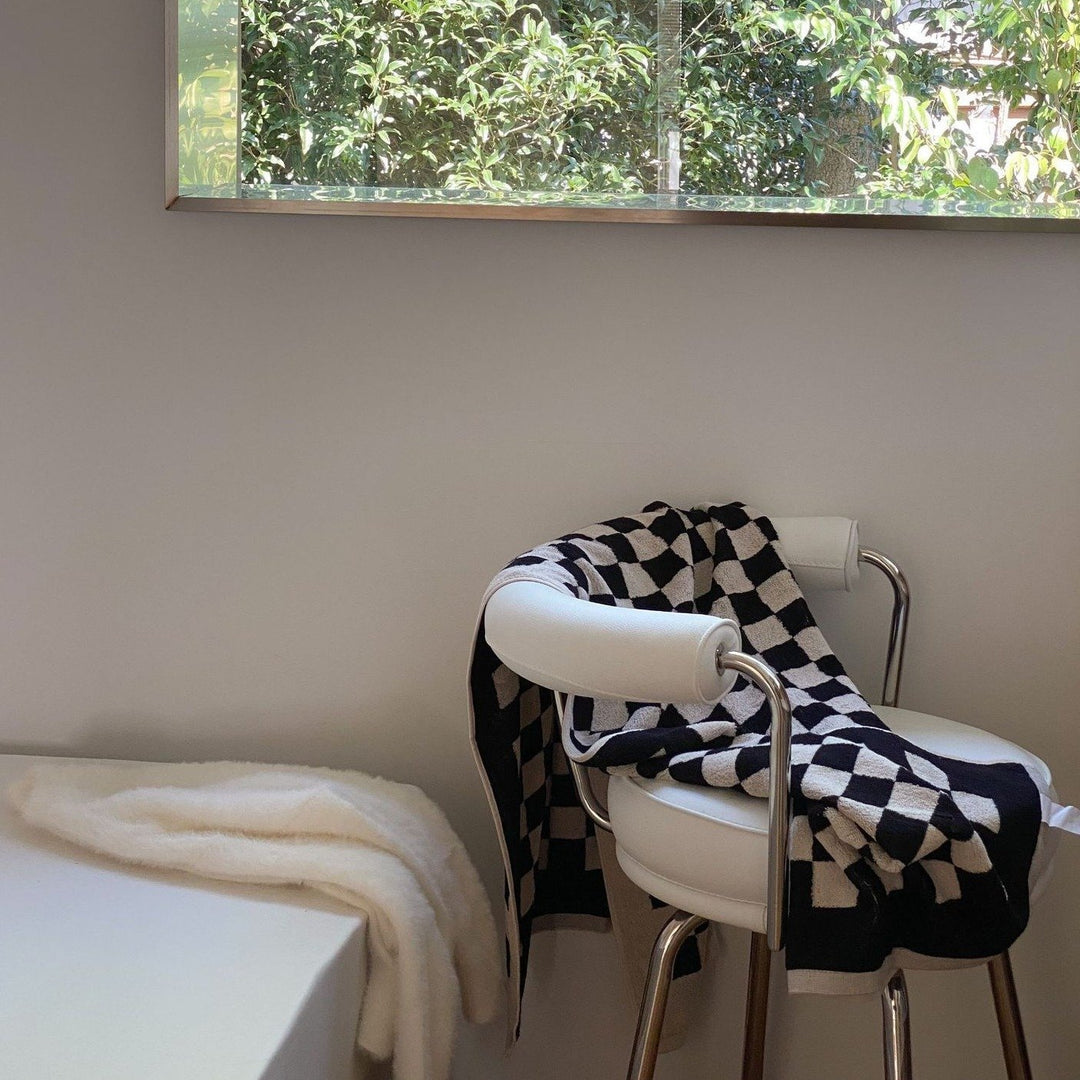 Checkerboard Plus Towel Collection - Stylish and Absorbent Towels-Orizon Depot