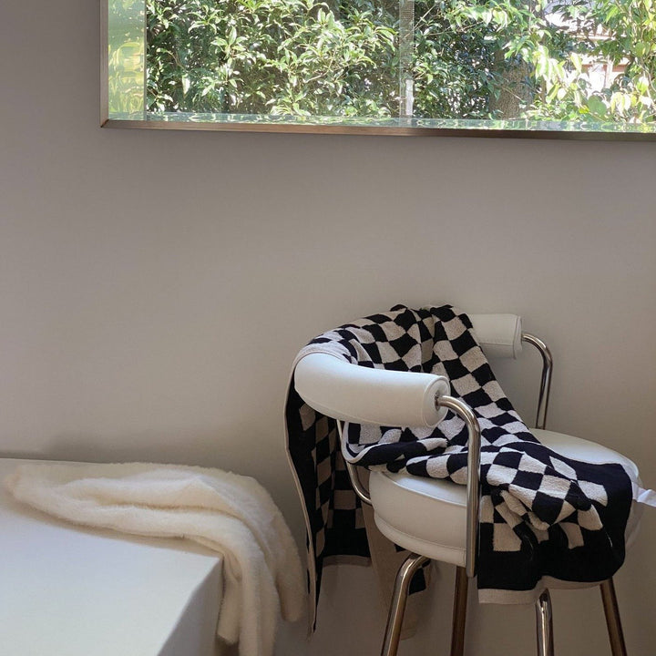 Checkerboard Plus Towel Collection - Stylish and Absorbent Towels-Orizon Depot
