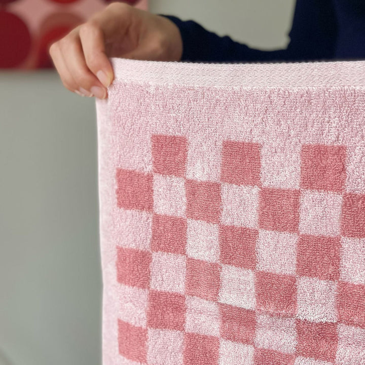 Checkerboard Plus Towel Collection - Stylish and Absorbent Towels-Orizon Depot