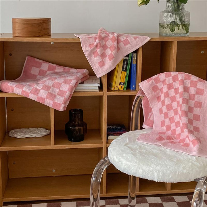 Checkerboard Plus Towel Collection - Stylish and Absorbent Towels-Orizon Depot