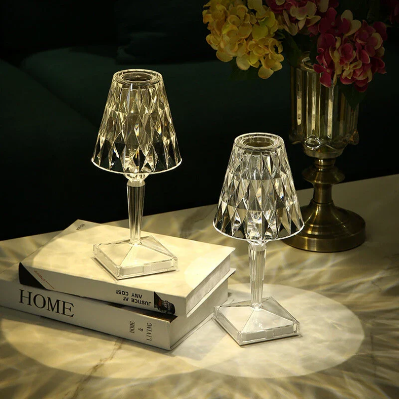 Chic Crystal Table Lamp with Elegant Design for Home Decor-Orizon Depot