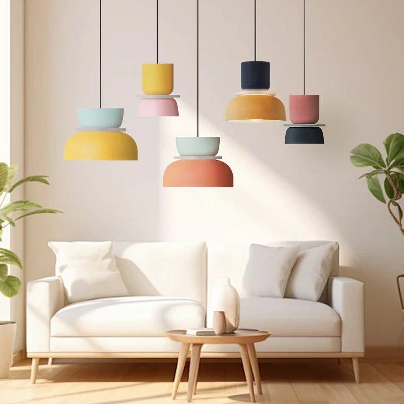Nordic Colorful Pendant Lamp Collection | Playful Lighting Design