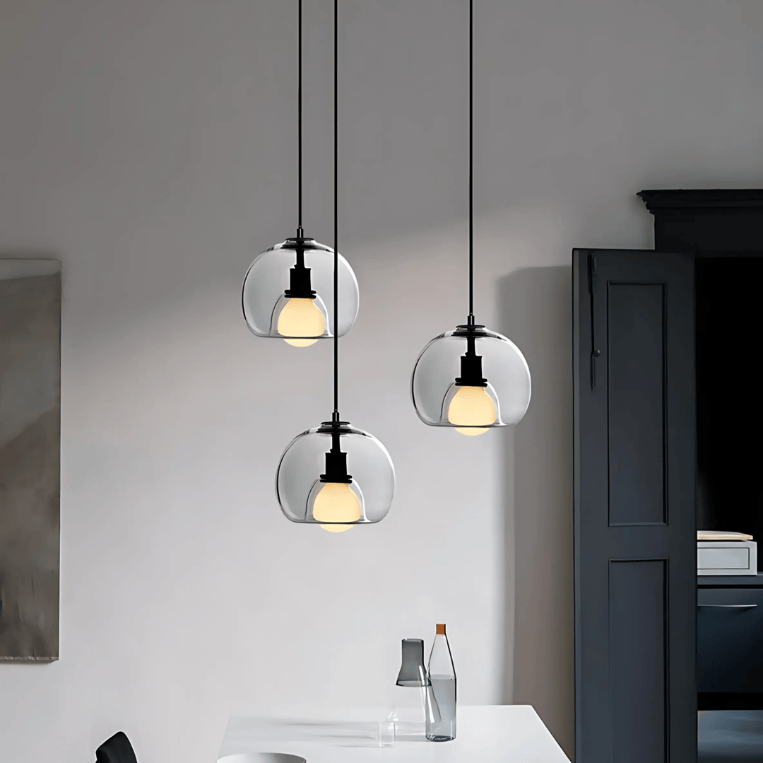 Modern Handblown Glass Pendant Light | Elegant Home Lighting