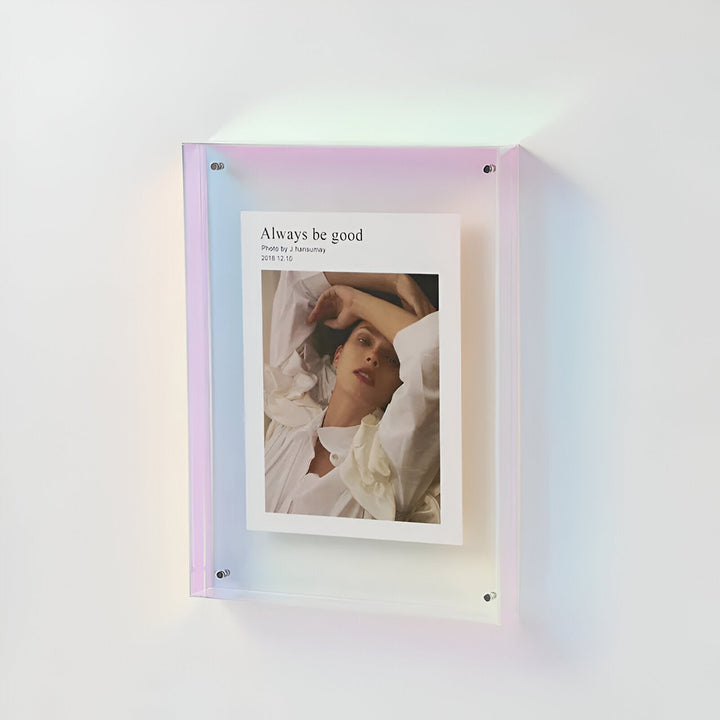 Colorful Transparent Acrylic Picture Frame for Photos and Art Display-Orizon Depot