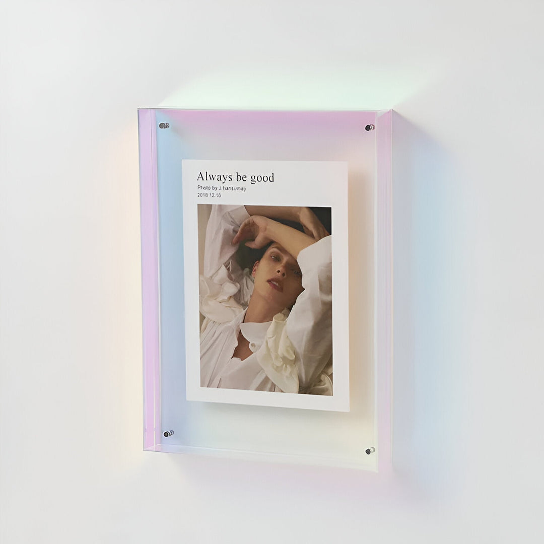Colored Transparent Acrylic Frame for Modern Displays-Orizon Depot