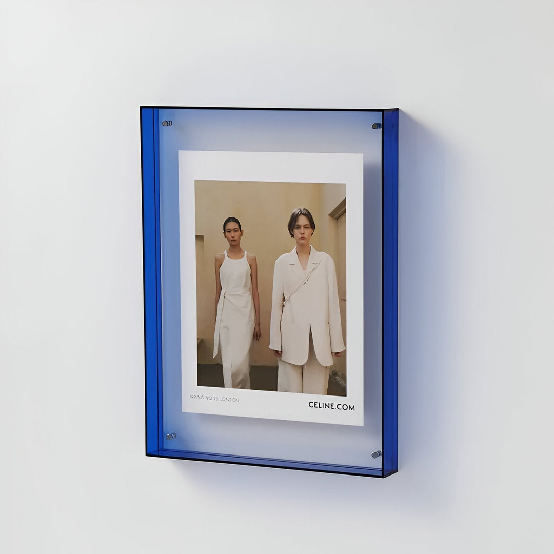 Colorful Transparent Acrylic Picture Frame for Photos and Art Display-Orizon Depot