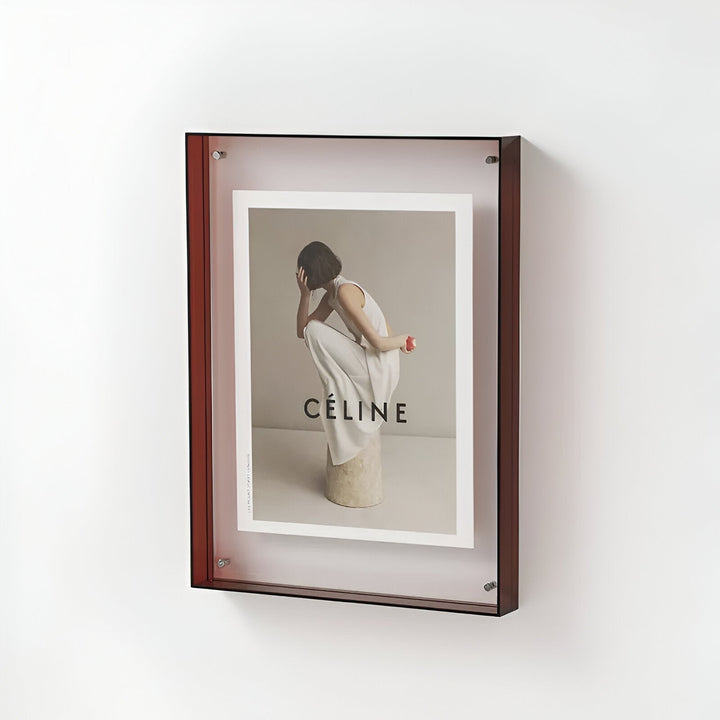 Colored Transparent Acrylic Frame for Modern Displays-Orizon Depot
