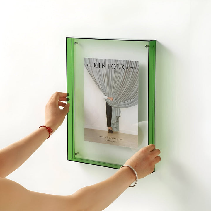 Colorful Transparent Acrylic Picture Frame for Photos and Art Display-Orizon Depot