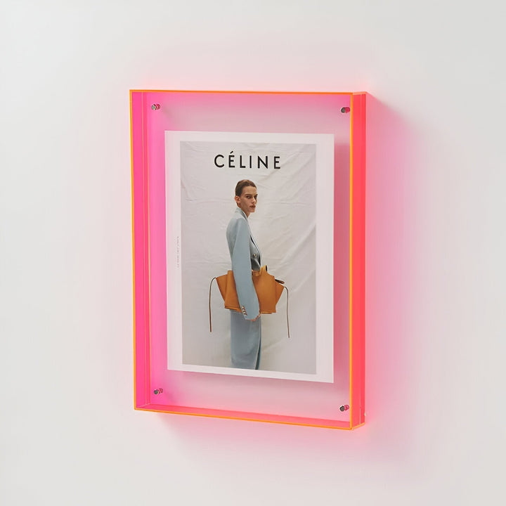 Colorful Transparent Acrylic Picture Frame for Photos and Art Display-Orizon Depot