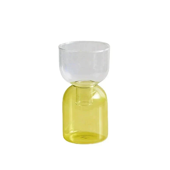 Glass Bodletop Two-Piece Vase for Elegant Home Decor-Orizon Depot