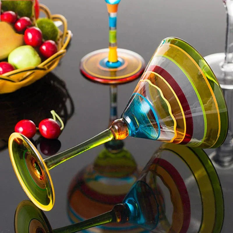 Colorful Margarita Cocktail Glass for Vibrant Drinks-Orizon Depot