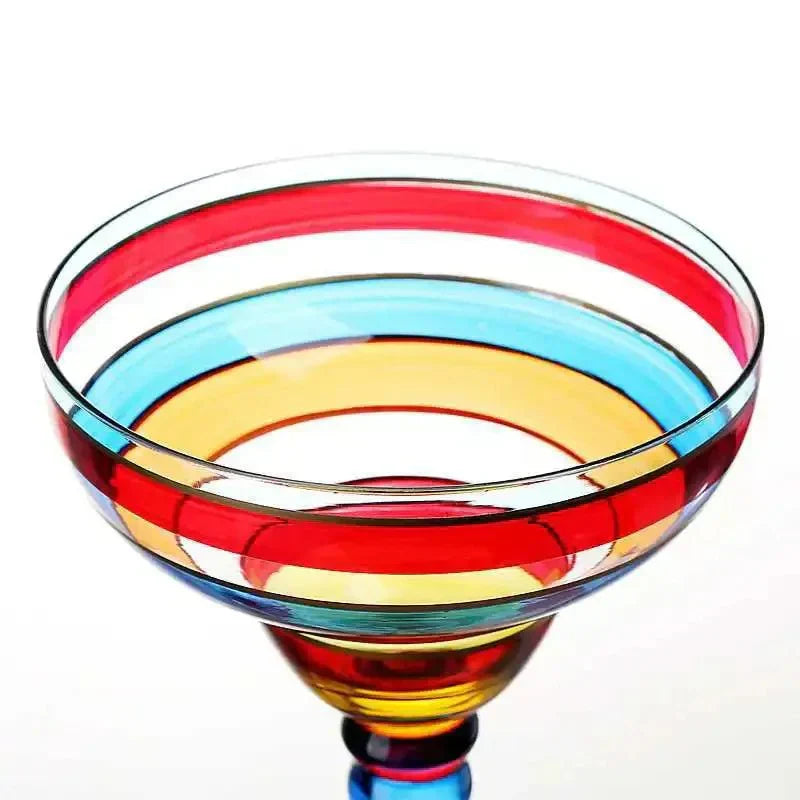 Colorful Margarita Cocktail Glass for Vibrant Drinks-Orizon Depot