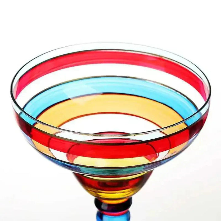 Colorful Margarita Cocktail Glass for Vibrant Drinks-Orizon Depot