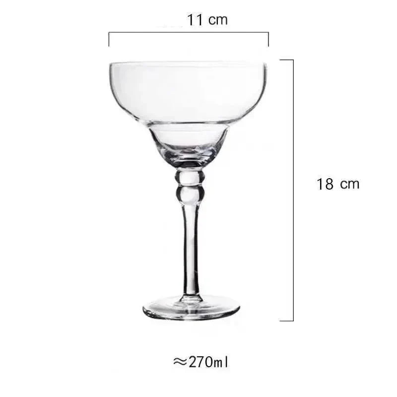 Colorful Margarita Cocktail Glass for Vibrant Drinks-Orizon Depot