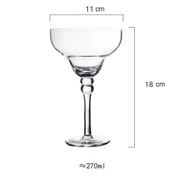 Colorful Margarita Cocktail Glass for Fun Drinks and Gatherings-Orizon Depot