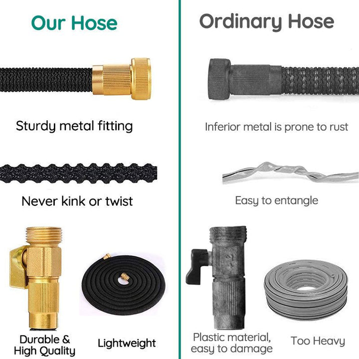 Expandable 100FT Garden Water Hose for Easy Watering Tasks