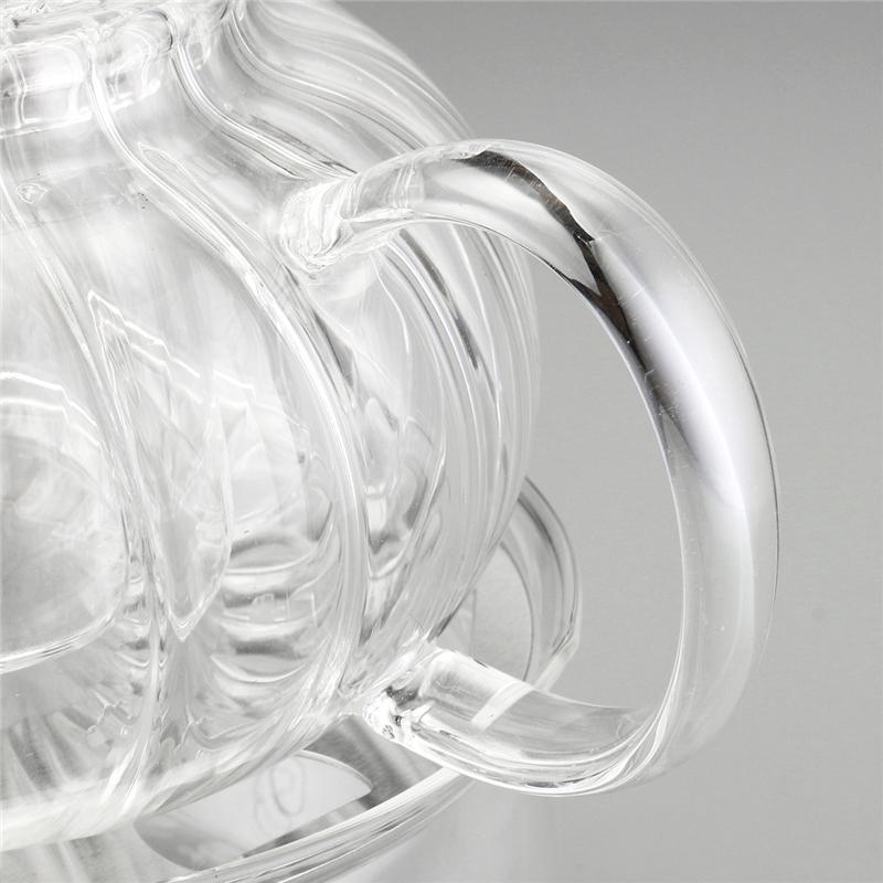 Crystal Clear Glass Teapot Set - Elegant Tea Brewing Experience-Orizon Depot