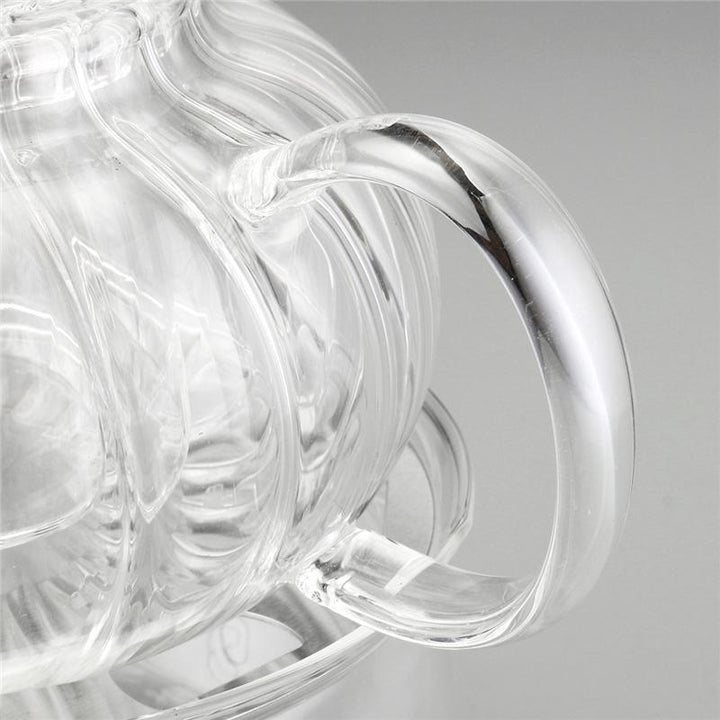 Crystal Clear Glass Teapot Set - Elegant Tea Brewing Experience-Orizon Depot