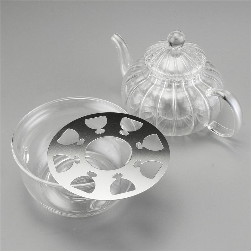 Crystal Clear Glass Teapot Set - Elegant Tea Brewing Experience-Orizon Depot