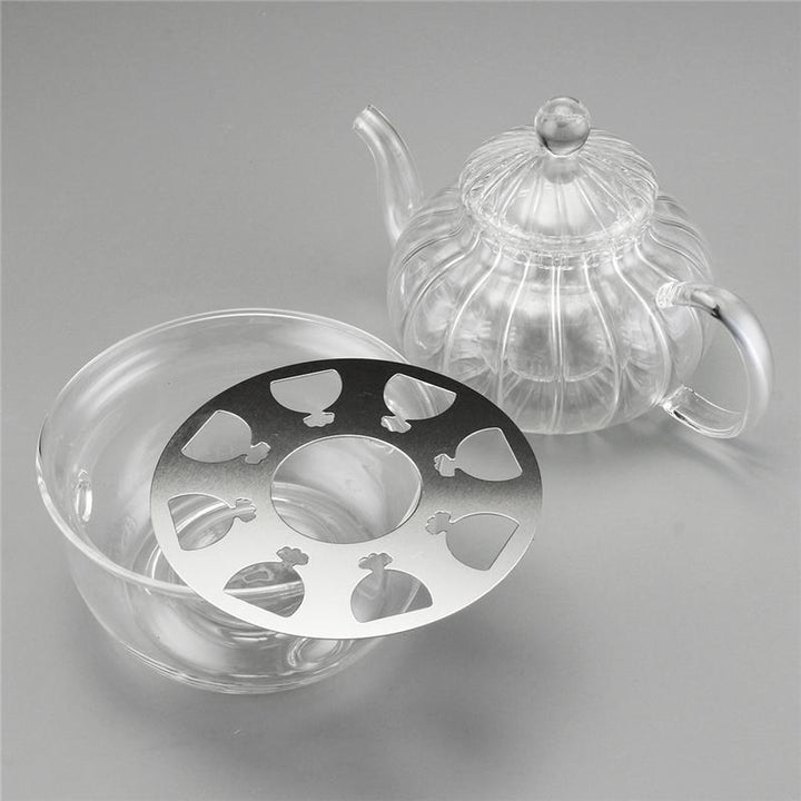 Crystal Clear Glass Teapot Set - Elegant Tea Brewing Experience-Orizon Depot